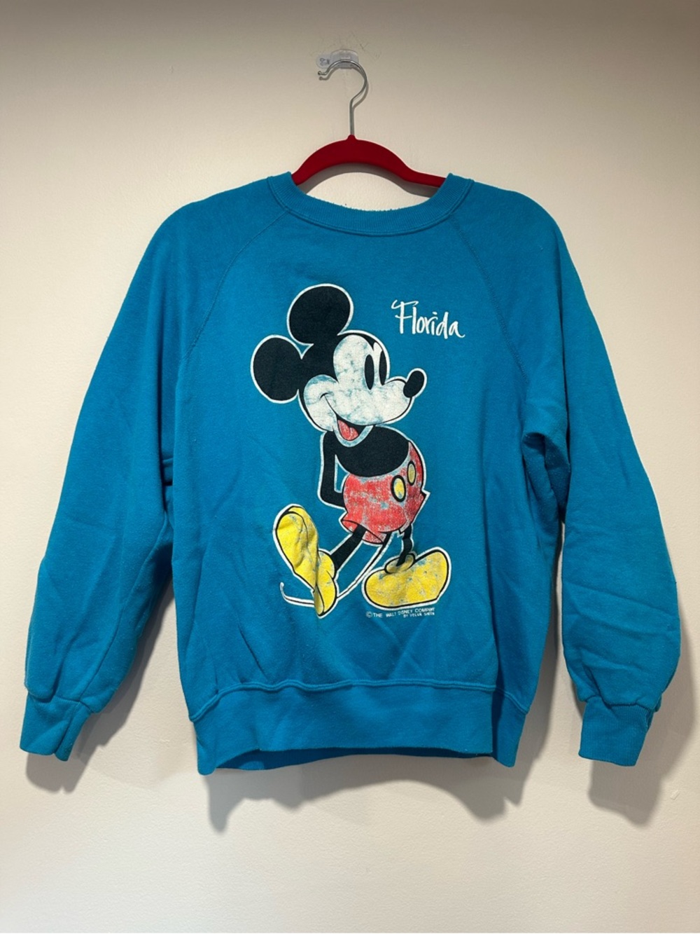 Vintage 80s/90s Walt Disney Mickey Mouse Florida Crewneck Sweatshirt